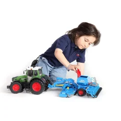 Bruder 02026 Lemken Solitair 9 Sowing Combination Farm Tractor