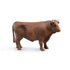 Bruder Bull Action Figure for Farm Playsets, 02309