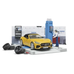 Bruder bworld Car Service Repair Shop Set, 62110