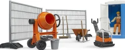 Bruder bworld Construction Set: Mixer, railings, Figure, Accessories