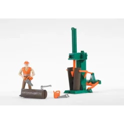 Bruder Bworld Logging Set with Man