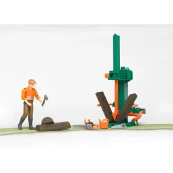 Bruder Bworld Logging Set with Man