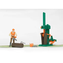 Bruder Bworld Logging Set with Man
