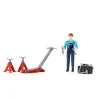 Bruder bworld Man with Repair Shop Accessories, 62100