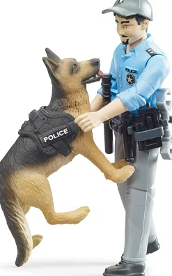 Bruder bworld Policeman with Dog