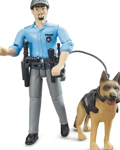 Bruder bworld Policeman with Dog