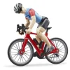 Bruder bworld Road Bike with Rider Action Figure, 63110