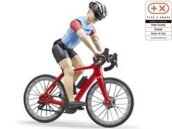 Bruder bworld Road Bike with Rider Action Figure, 63110