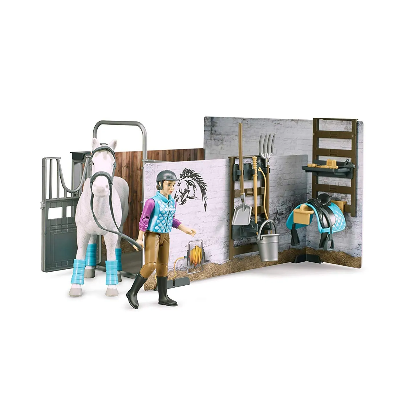 Bruder Bworld Set Horse Barn