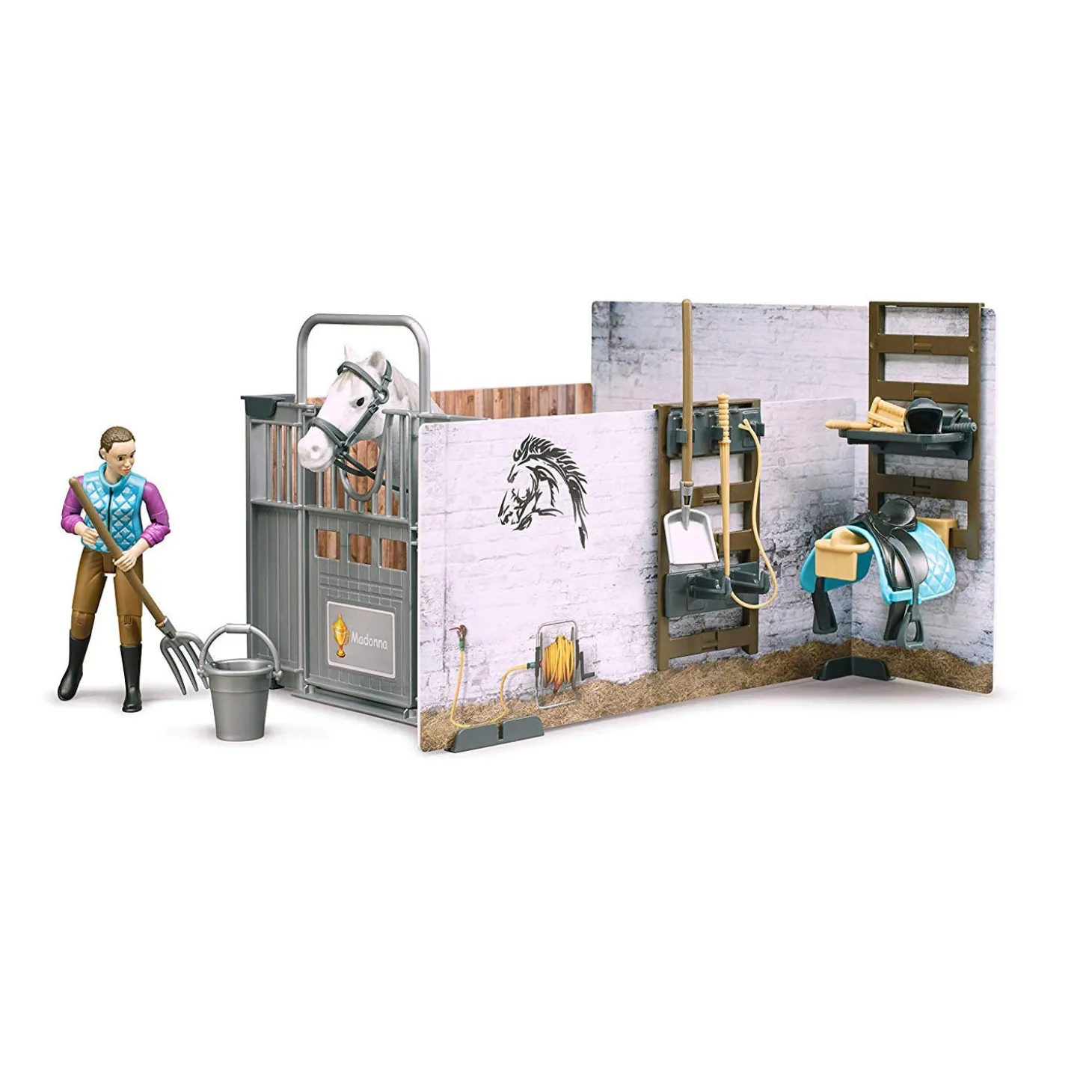 Bruder Bworld Set Horse Barn