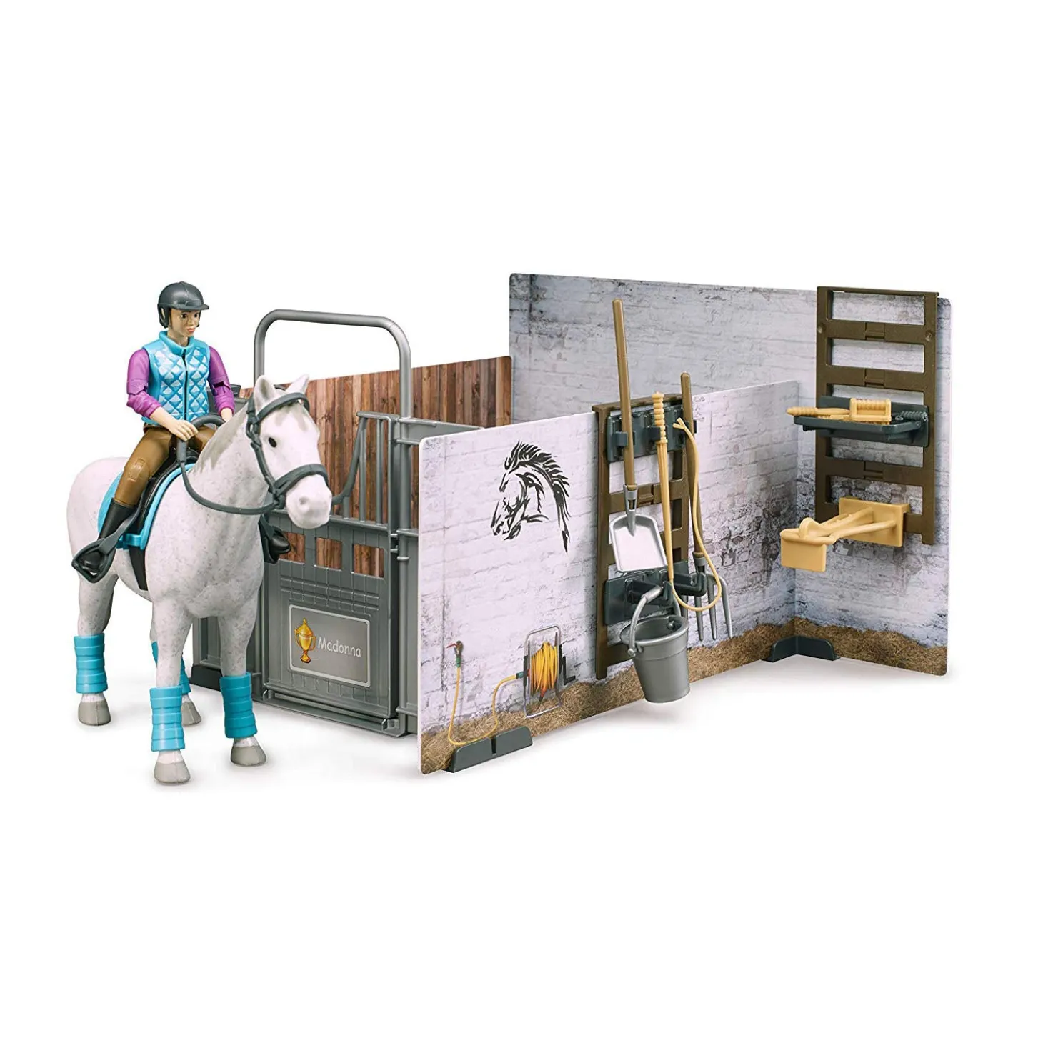 Bruder Bworld Set Horse Barn
