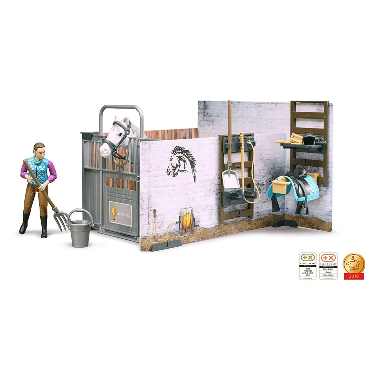 Bruder Bworld Set Horse Barn