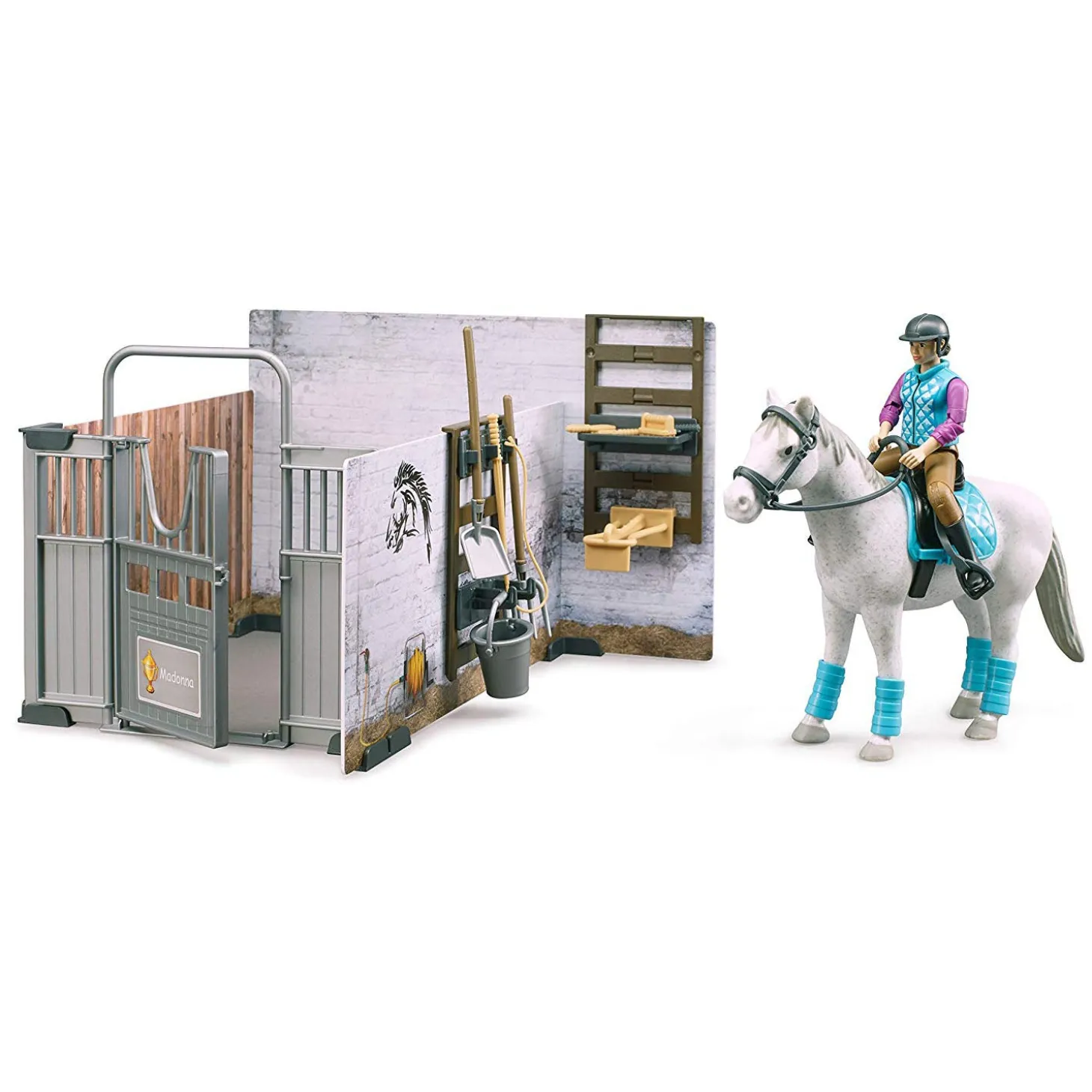 Bruder Bworld Set Horse Barn