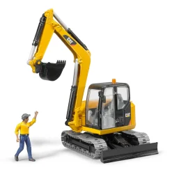 Bruder CATERPILLAR Mini Excavator with Worker