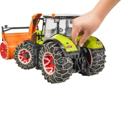 Bruder Claas Axion 950 with Snow Chains and Snow Blower