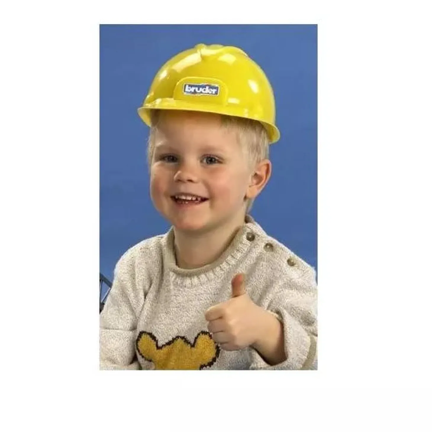 Bruder Construction Worker Hard Hat - Yellow