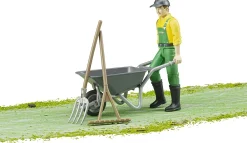 Bruder Farmer Action Figure with Farm Accessories Set