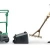 Bruder Gardener Action Figure with Lawn Mower and Accessories