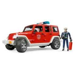 Bruder Jeep Rubicon fire vehicle w fireman