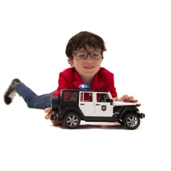 Bruder Jeep Rubicon Police Car with Policeman