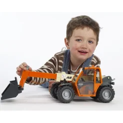 Bruder JLG 2505 Telehandler Boom Lift Construction and Farm Vehicle