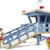 Bruder Life Guard Station with Quad, Personal Water Craft and Lifeguard Action Figure