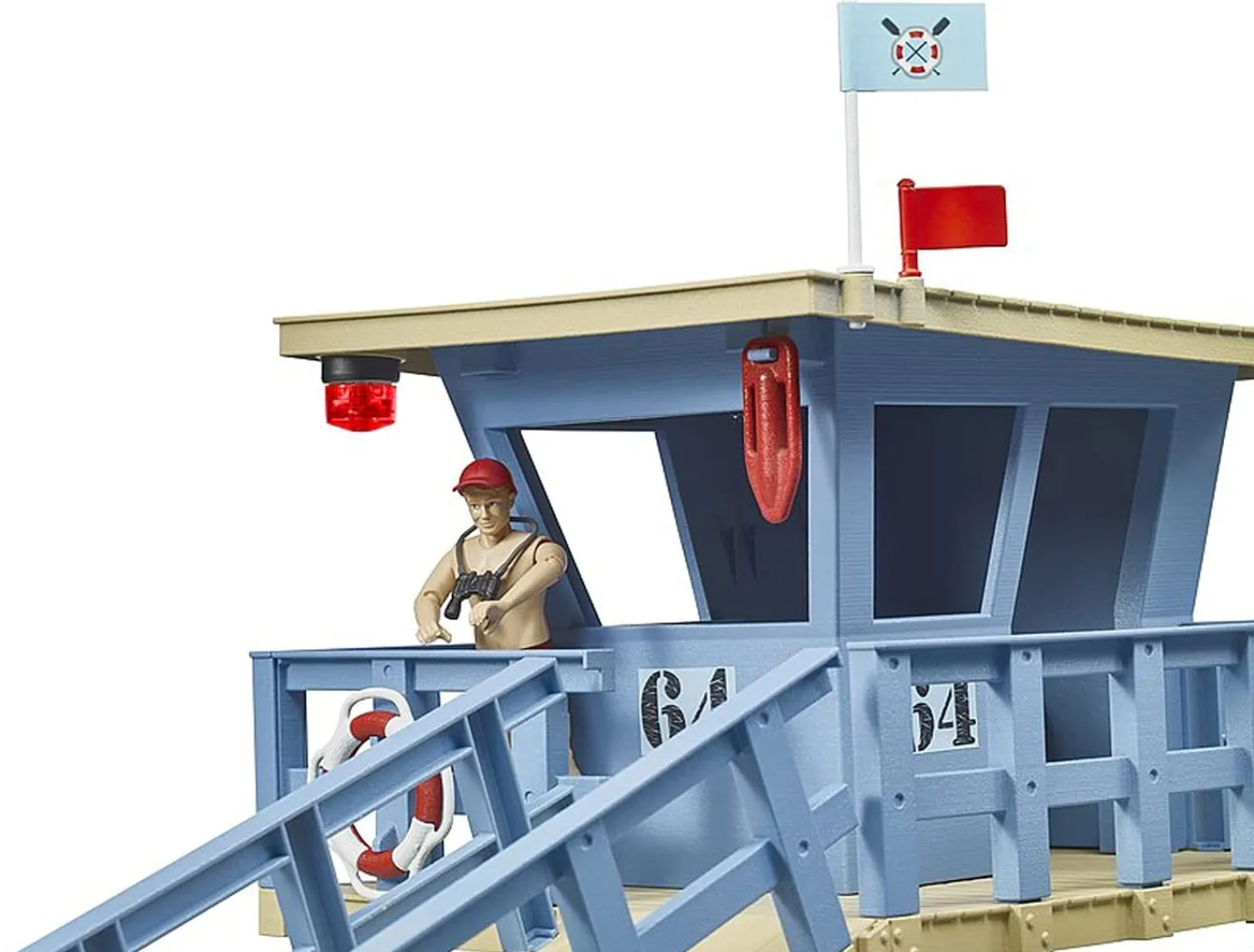Bruder Life Guard Station with Quad, Personal Water Craft and Lifeguard Action Figure