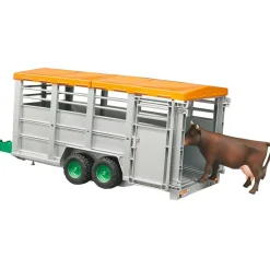 Bruder Livestock Trailer with 1 Cow