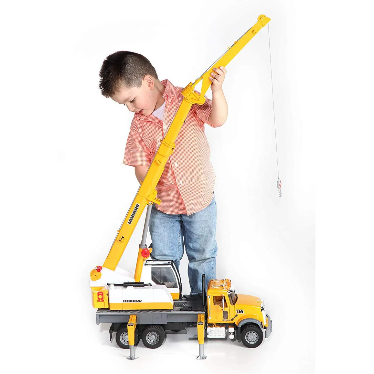 Bruder MACK Granite Liebherr Crane Truck