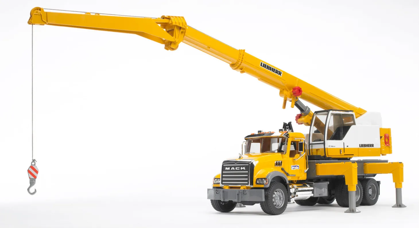 Bruder MACK Granite Liebherr Crane Truck