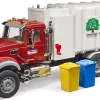 Bruder Mack Granite Side Loading Garbage Truck