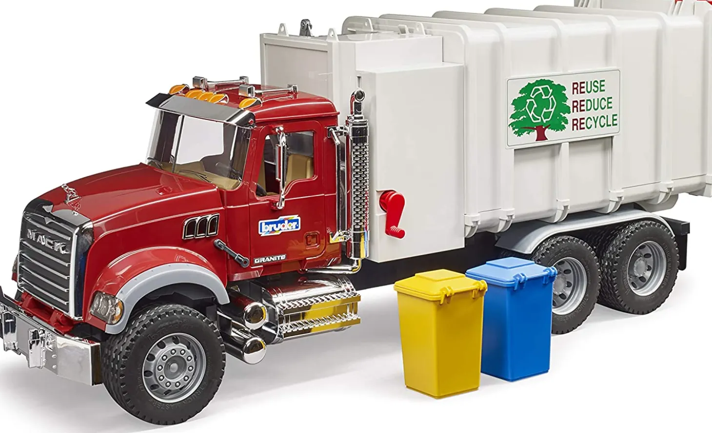 Bruder Mack Granite Side Loading Garbage Truck