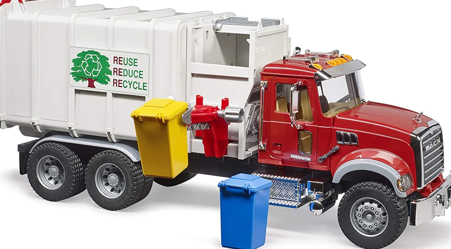 Bruder Mack Granite Side Loading Garbage Truck