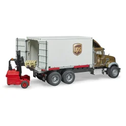 Bruder MACK Granite UPS Logistics Truck with Forklift, 02828