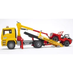 Bruder MAN TGA Tow Truck with Cross Country Vehicle