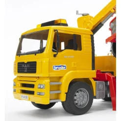 Bruder MAN TGA Tow Truck with Cross Country Vehicle