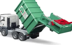 Bruder Man TGS Rear Loading Garbage Truck, Green