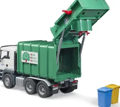 Bruder Man TGS Rear Loading Garbage Truck, Green