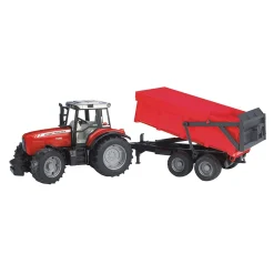 Bruder Massey Ferguson 7480 with Tipping Trailer