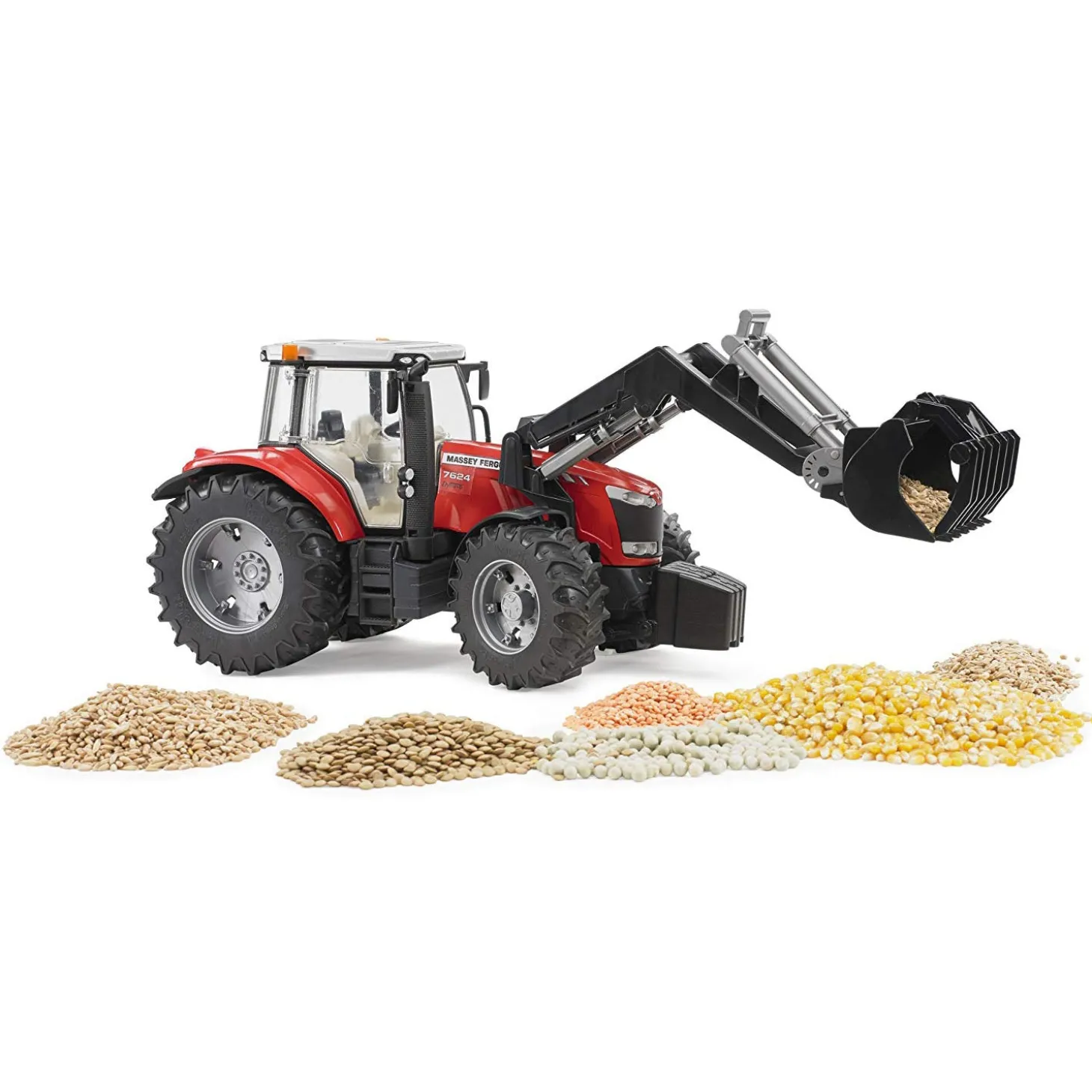 Bruder Massey Ferguson 7600 with Frontloader