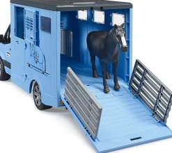 Bruder MB Sprinter Animal Transporter with Horse