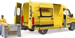 Bruder MB Sprinter DHL Delivery Van with Driver 02671
