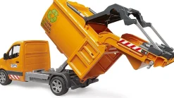 Bruder MB Sprinter Municipal Garbage Vehicle with Garbage Cans