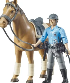 Bruder Police Horse with Policeman Action Figure