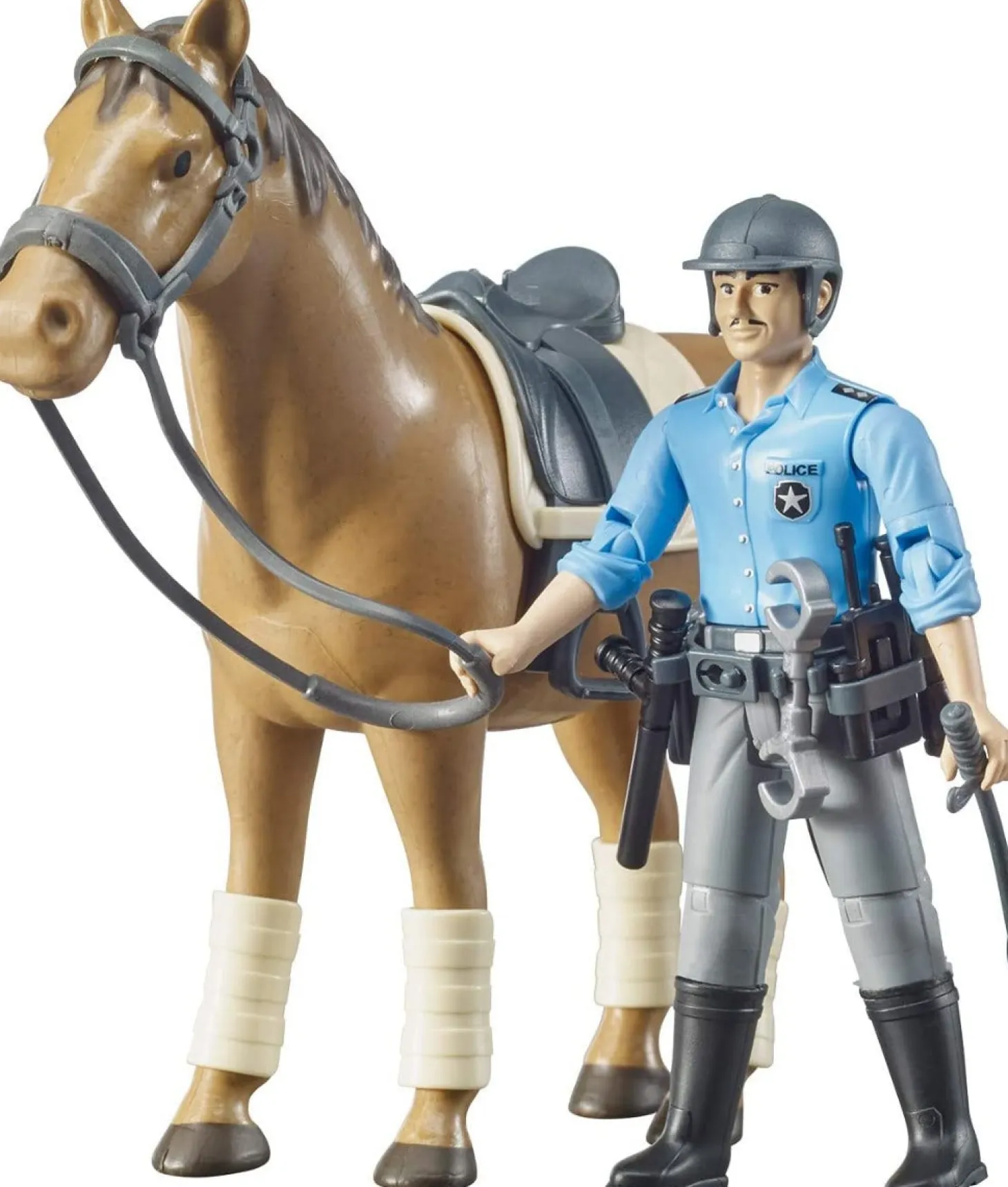 Bruder Police Horse with Policeman Action Figure