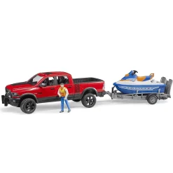 Bruder Ram 2500 Power Wagon W Trailer, Personal Water Craft