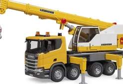 Bruder Scania Super 560R Liebherr Crane Truck w Light/Sound Module
