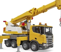 Bruder Scania Super 560R Liebherr Crane Truck w Light/Sound Module