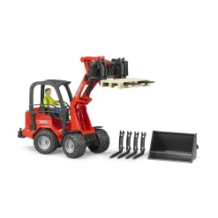 Bruder Schaeffer Compact Loader 2034 W Figure & Accessories