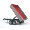 Bruder Toys Tipping Trailer with Grey Sides